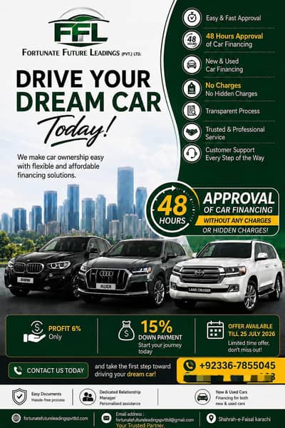 new and use car available on esey installment