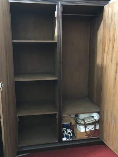 Wooden wardrobe