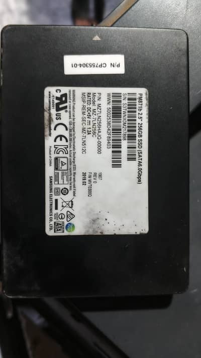 Samsung Ssd Hard 256 gb