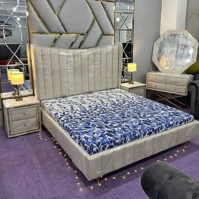 Branded Double Bed/Single Bed Side Table/Dressing/King size Bed