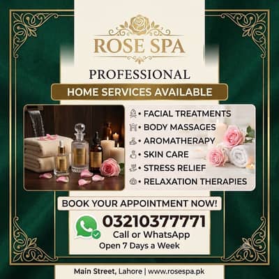 Spa Services available in Lahore