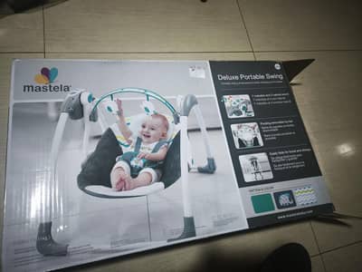 Mastela Portable baby swing slightly used
