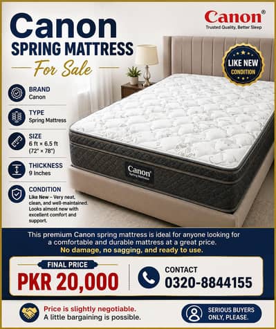 Canon Spring Mattress for Sale