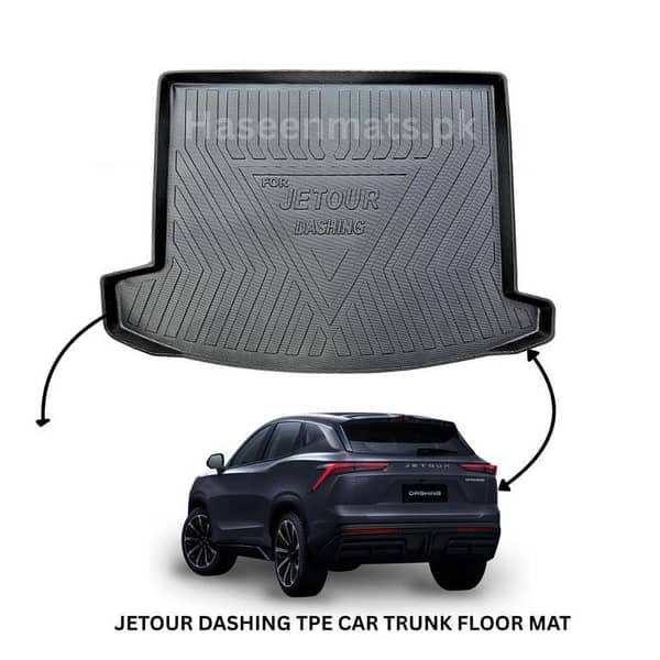 Jetour Dashing TPE Trunk Mat – Diggi Tray Boot Liner, Custom Fit Waterproof