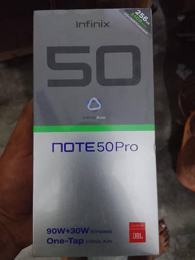 Infinix Note 50 Pro.  with wireless charger seal packed