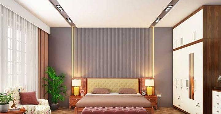 Wall palling and ceiling. 1