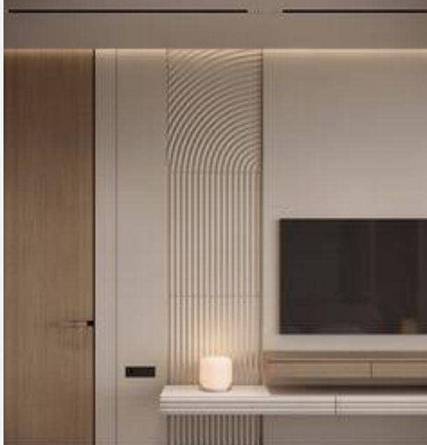 Wall palling and ceiling. 3