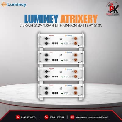 Sunwoda Luminey Atrix 5.5kWh 51.2V 100Ah LiFePO4 Lithium Battery