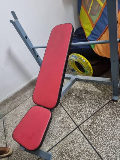 gym stand and dumbbells for sale