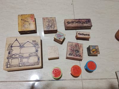kids wooden stamps