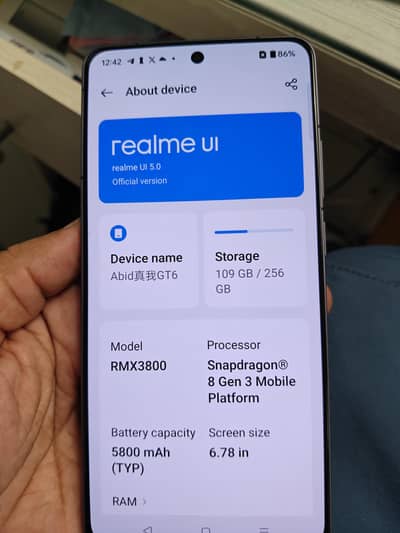 Realme GT 6 Official PTA Appoved