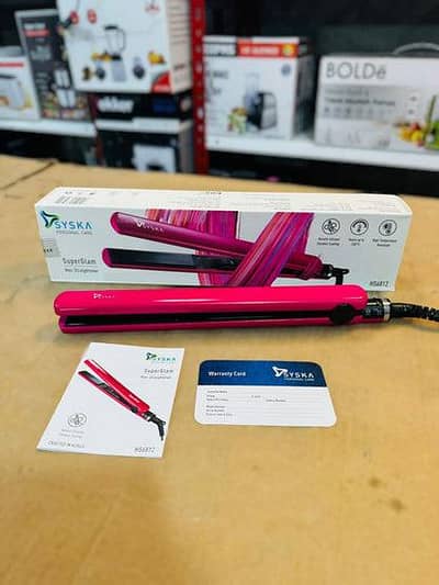 SuperGlam Hair Straightener / Keratin Infused Ceramic Coating / Heat