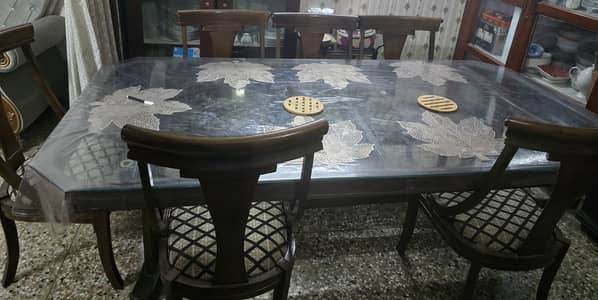Dining table with chairs