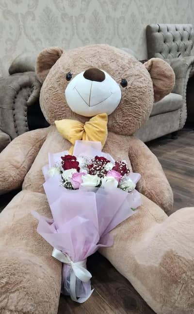 6-Foot Soft Teddy Bear for Sale! 