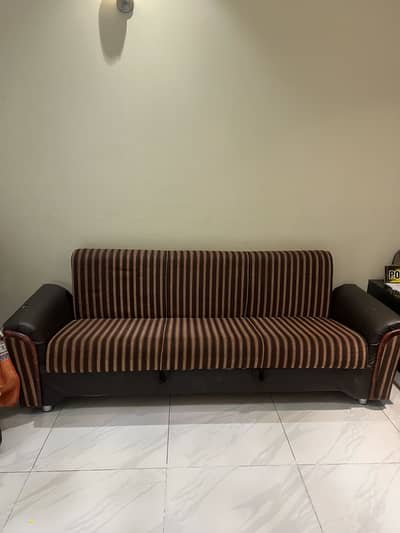 3-Seater Sofa CumBed with Storage – Good Condition
