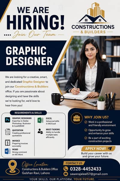 Urgent Hiring Graphic Designer!!!
