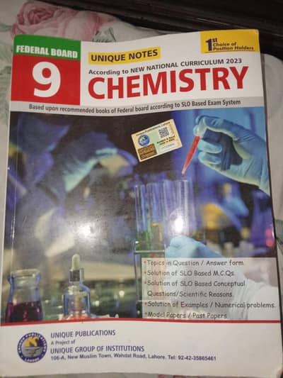 Islamabad Board FG Notes of Class 9 and practical books