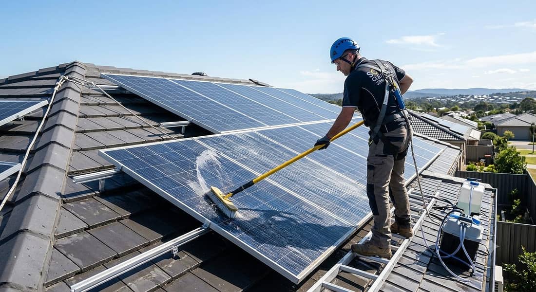 solor panel washing 0