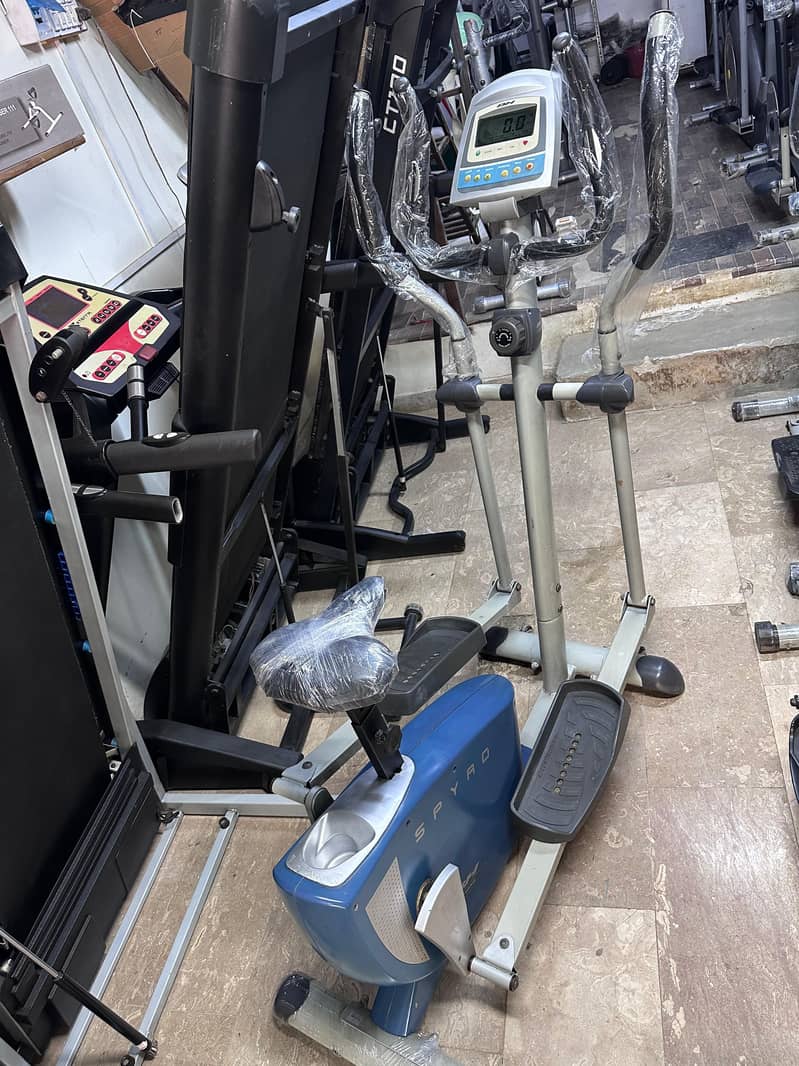 Exercise ( treadmill/elliptical/ cycle 17