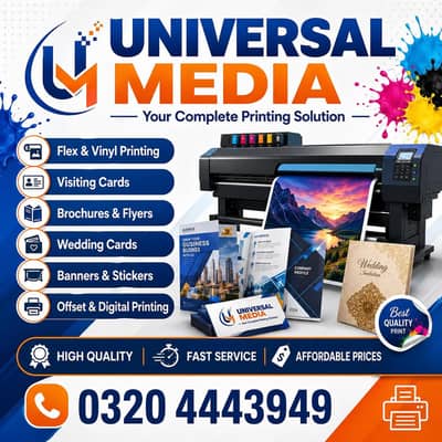 FLEX PRINTING | 3D SIGN BOARD | PAPER PRINTING