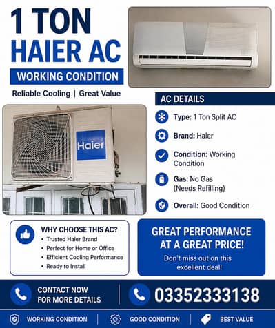 1 tone Ac in working condition