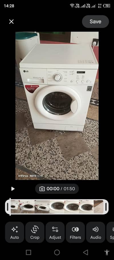 7Kg front load LG washing machine fully automatic
