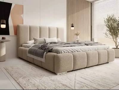 Bed Set/Double Bed/King Size Bed/Poshish Bed/Wooden Bed/Bubble Bed Se