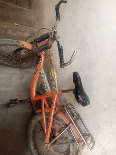 Used Orange Bicycle for Kids - Running Condition