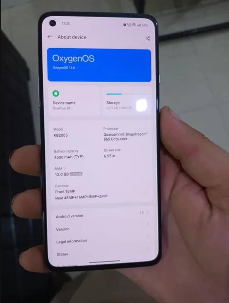 One plus 8T 3