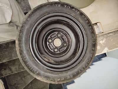 Genuine 660 cc Japanese car Extra Tyre ( Stupny )