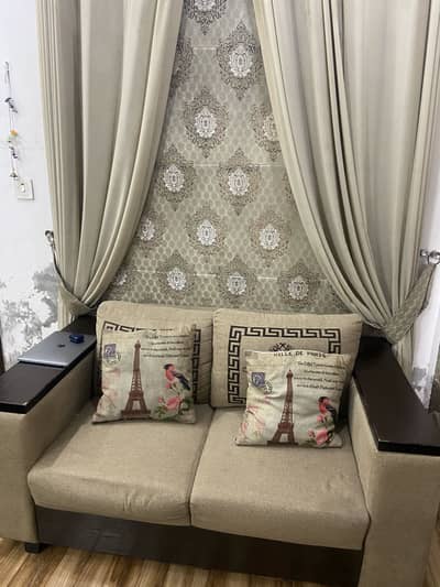 6 seater sofa set with detachable cushions