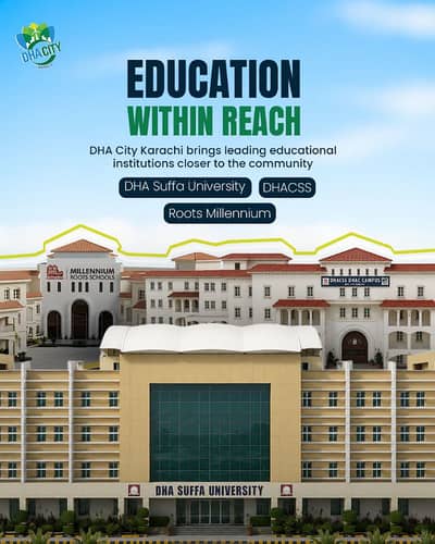 125 sq yard residential plot for sale dha city Karachi