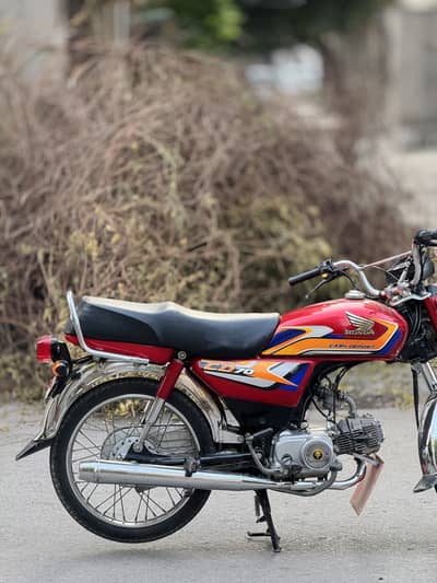 Honda Cd 70 24/25 model brand new condition