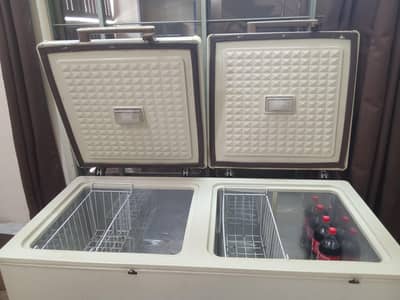 Dawlence double door deep freezer large size