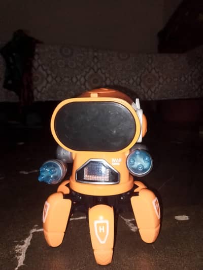amazing this is electrical he blinks light and move hands and legs