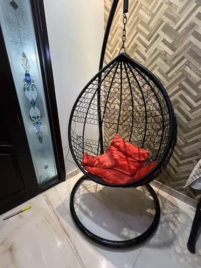 Stylish Hanging Swing Chair (Jhoola) - Excellent Condition!