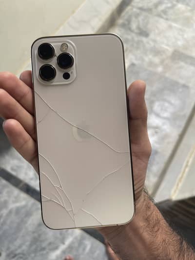 Apple iPhone 12 Pro Max 128gb all okay back crack bt 79
