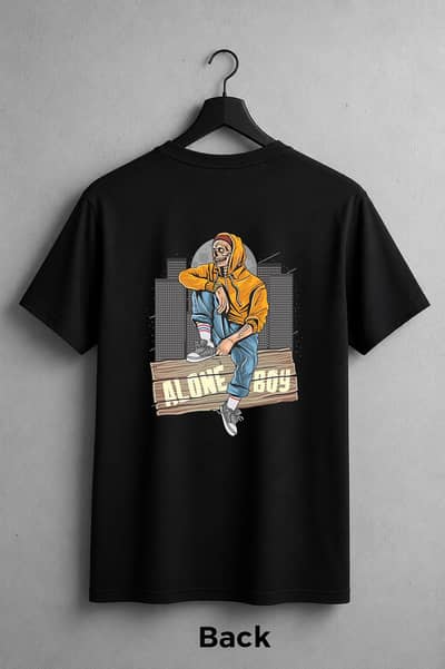 VEZRION Premium Cotton T-Shirt | Gym & Casual Wear | Black, White & N