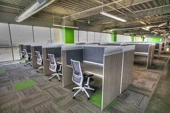 40 Seats Fully Equipped Ready to Use Call Center Available for Rent on 6th Road