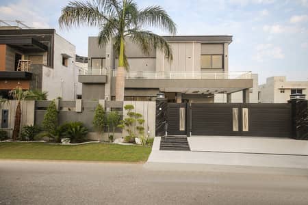 One Kanal Brand New Luxury Ultra-Modern Design Most Beautiful Bungalow 2 Servant Quarter In Basement For Rent At Prime Location Of DHA Lahore Near To Park Masjid & Commercial Market.