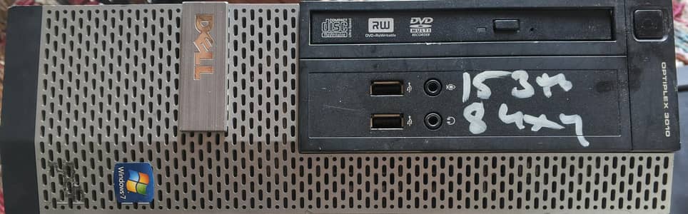 Dell Optiplex 3010 Desktop PC Setup + Lenovo 22inch LED