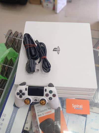 PlayStation 4 Pro Glacier White | PS4 PRO 1TB | Ps4 Pro White | PS4