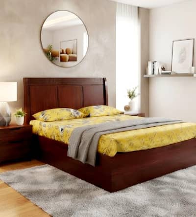 Wooden Queen Bed