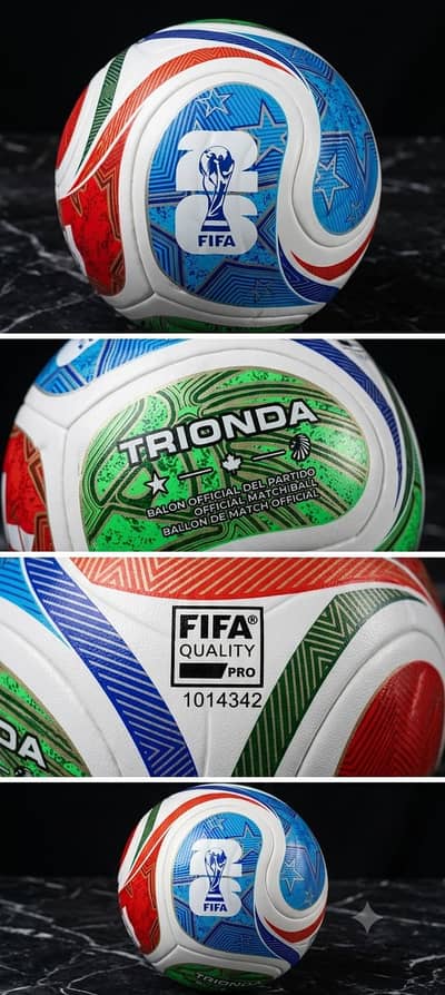 FIFA WORLD CUP 2026 TRIONDA FOOTBALL THERMALLY BONDED VERSION
