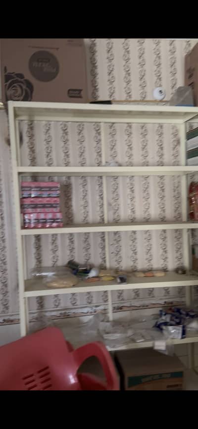 4 Shelves , iron stands , shelf , shalves , shalve