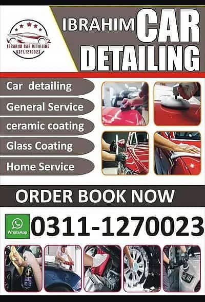 car detailing home service available in lahore
