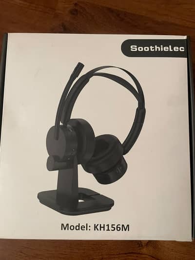 KH156M Wireless Headset with Mic for Work, Bluetooth Headset with Noi