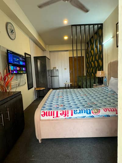 E11 studio fully furnished apartment available for rent