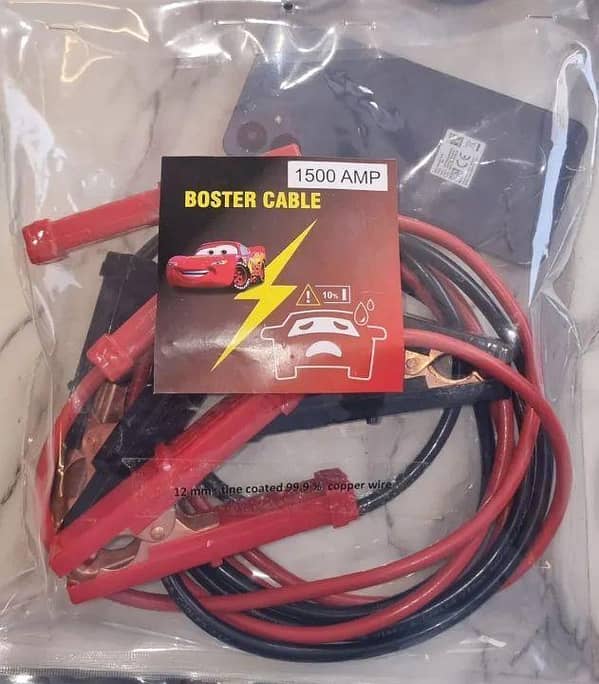 CAR BOOSTER CABLE 1500AMP FULL COOPER WIRE HIGH QUALITY JUMPER CABLES BATTERY JUMPER CABLE FOR TRUCK CARS SUVS