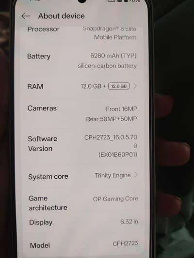 One Plus 13t/s non pta non active